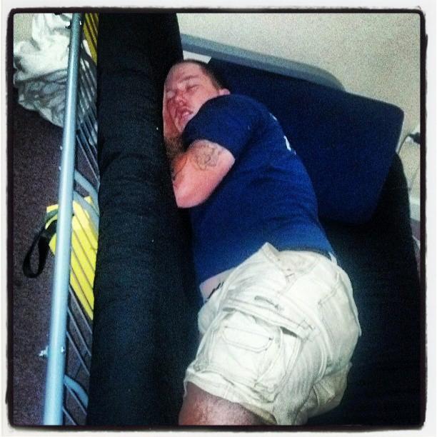Lt. Foard so sleepy!