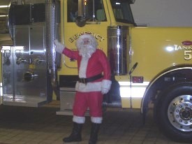 Santa wants to ride on the tanker